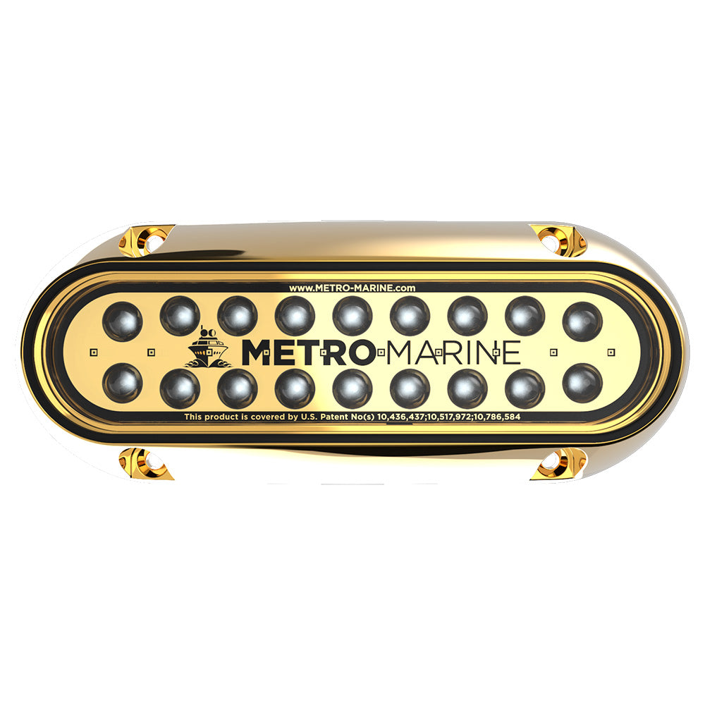 Luz subacuática alargada de alto rendimiento Metro Marine con LED monocromáticos inteligentes - Azul, haz de 45°