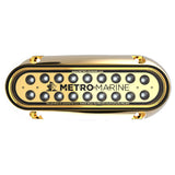 Luz subacuática alargada de alto rendimiento Metro Marine con LED monocromáticos inteligentes - Azul, haz de 45°