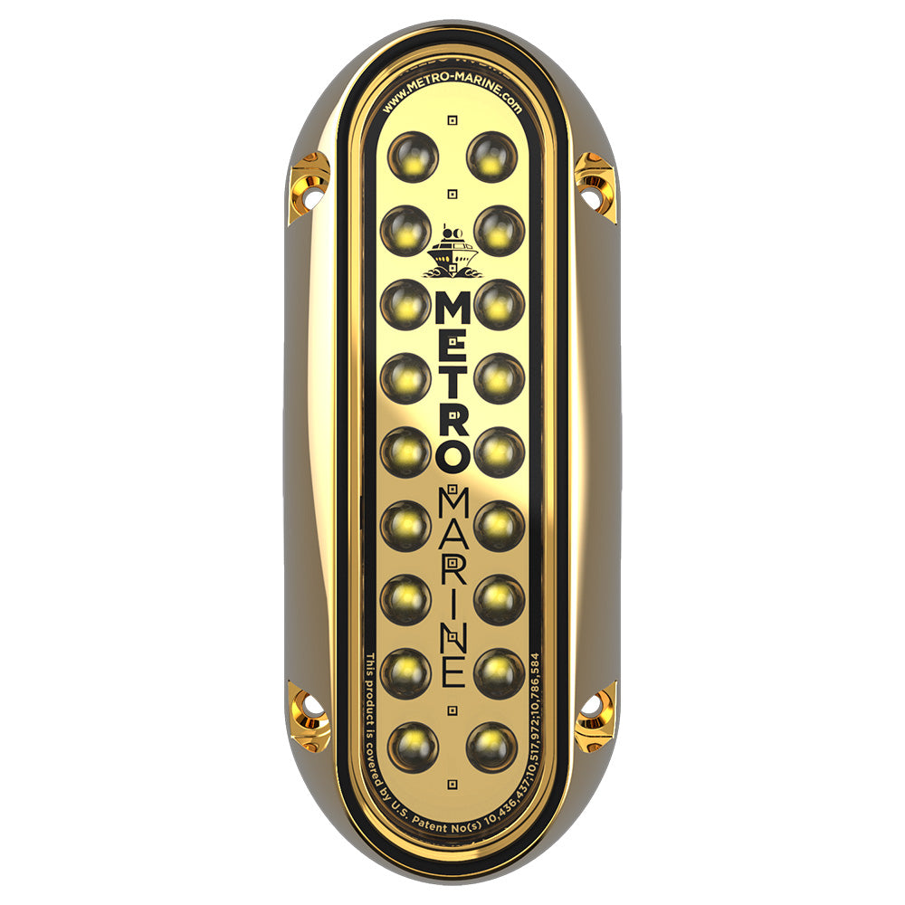Luz de montaje vertical alargada de alto rendimiento Metro Marine con LED monocromáticos inteligentes - Blanco, haz de 45°