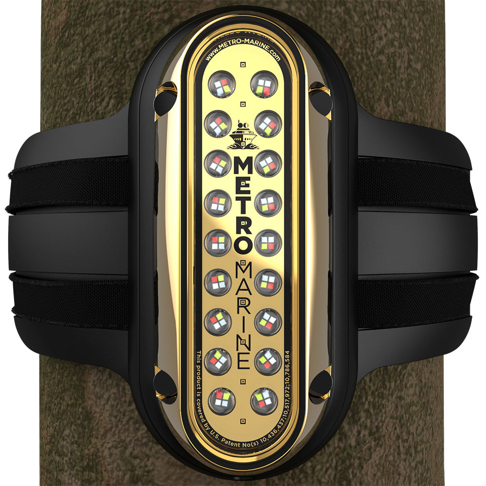 Luz de montaje en poste vertical de alto rendimiento Metro Marine con LED de espectro completo inteligentes - RGBW, haz de 90°