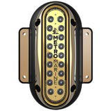 Luz de montaje en superficie vertical de alto rendimiento Metro Marine con LED monocromáticos inteligentes - Verde, haz de 90°