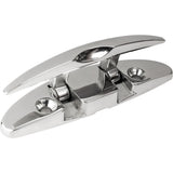 Cornamusa plegable ovalada de acero inoxidable Sea-Dog de 5"