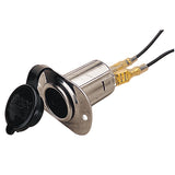 Toma de corriente de acero inoxidable de 12V Sea-Dog