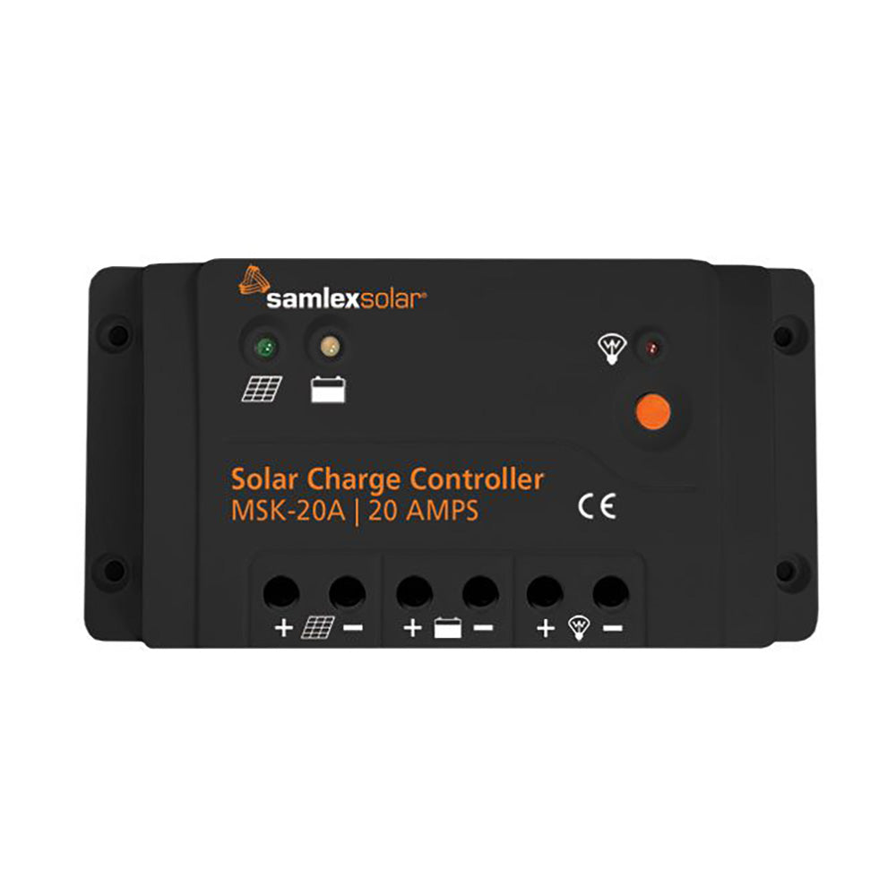 Controlador de carga solar Samlex de 20A - 12/24V
