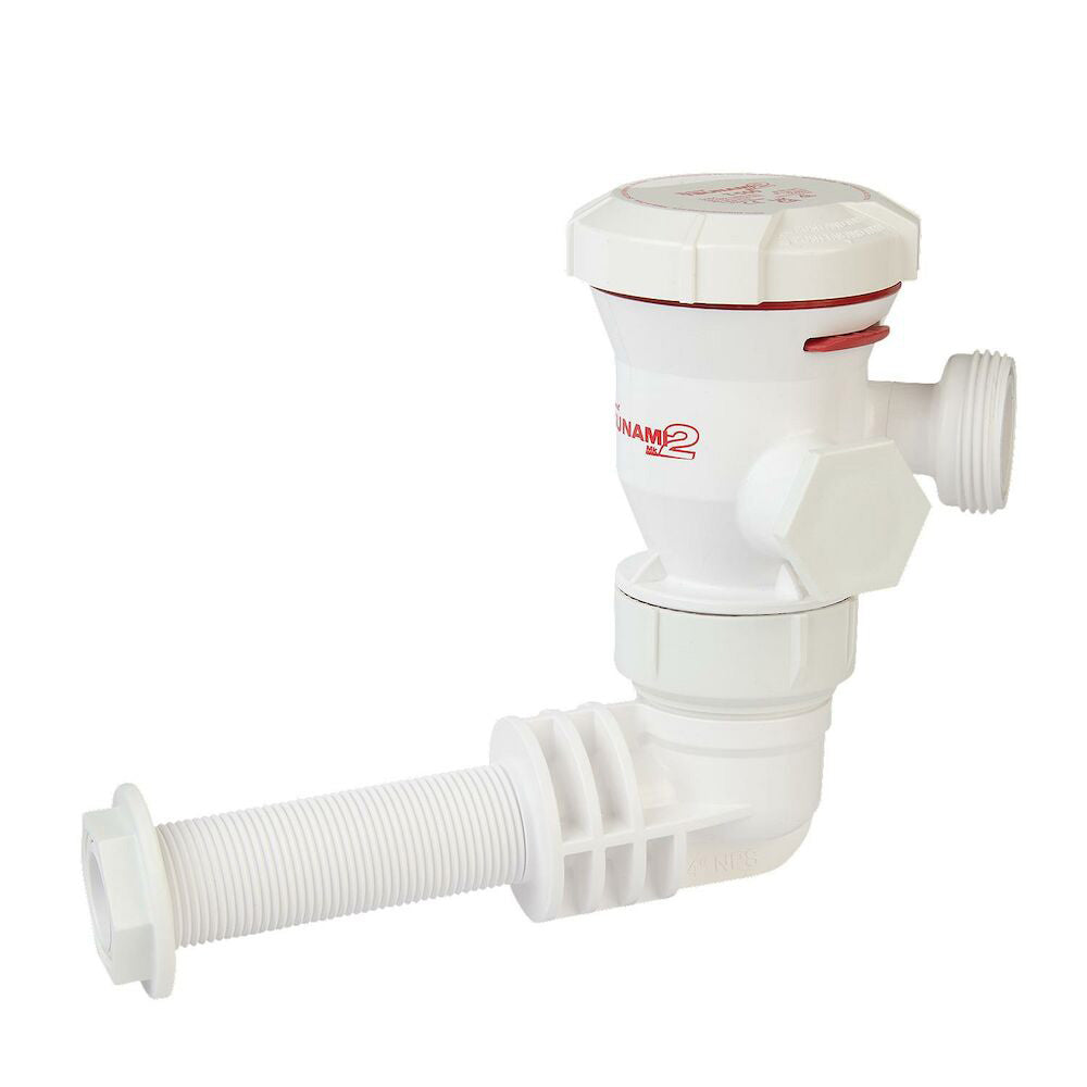 Aireador Attwood Tsunami Mk2 T500 - 12V - Entrada de 90 grados