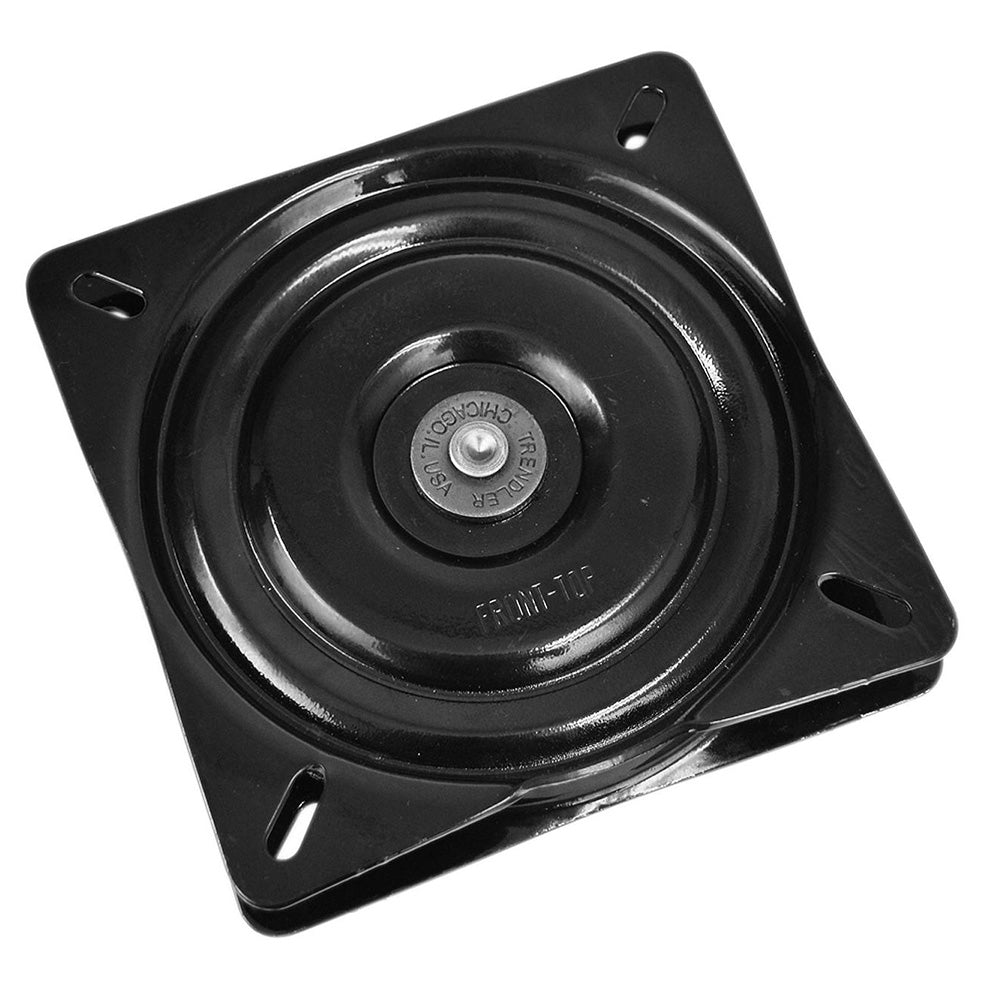 Base giratoria para asiento Attwood Swivl-Eze de 7" negra con inclinación de 3°