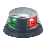 Luz de navegación LED bicolor Perko de montaje horizontal - Zinc cromado