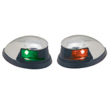 Luces laterales de montaje horizontal roja/verde Perko - Par - Zinc cromado