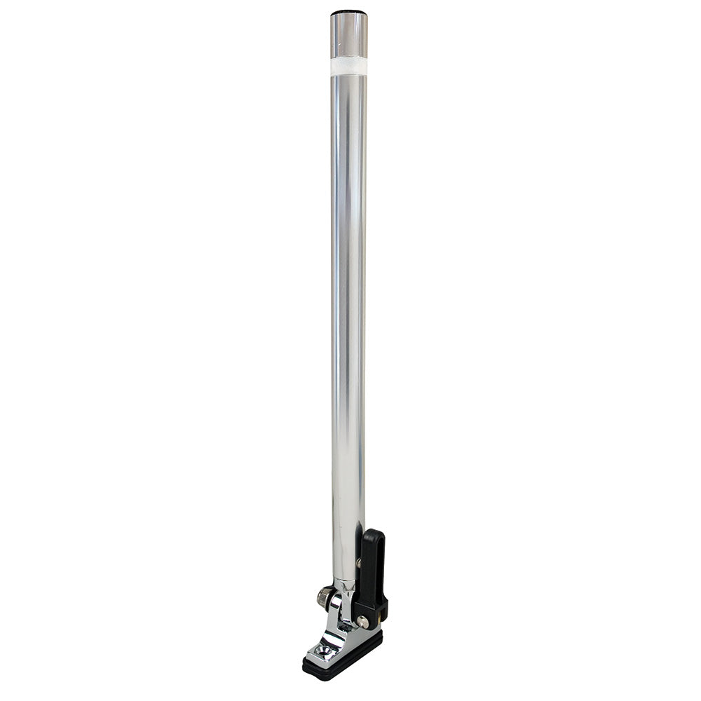 Luz de poste plegable de montaje de 14" Perko - Luz blanca omnidireccional con soporte de ajuste rápido