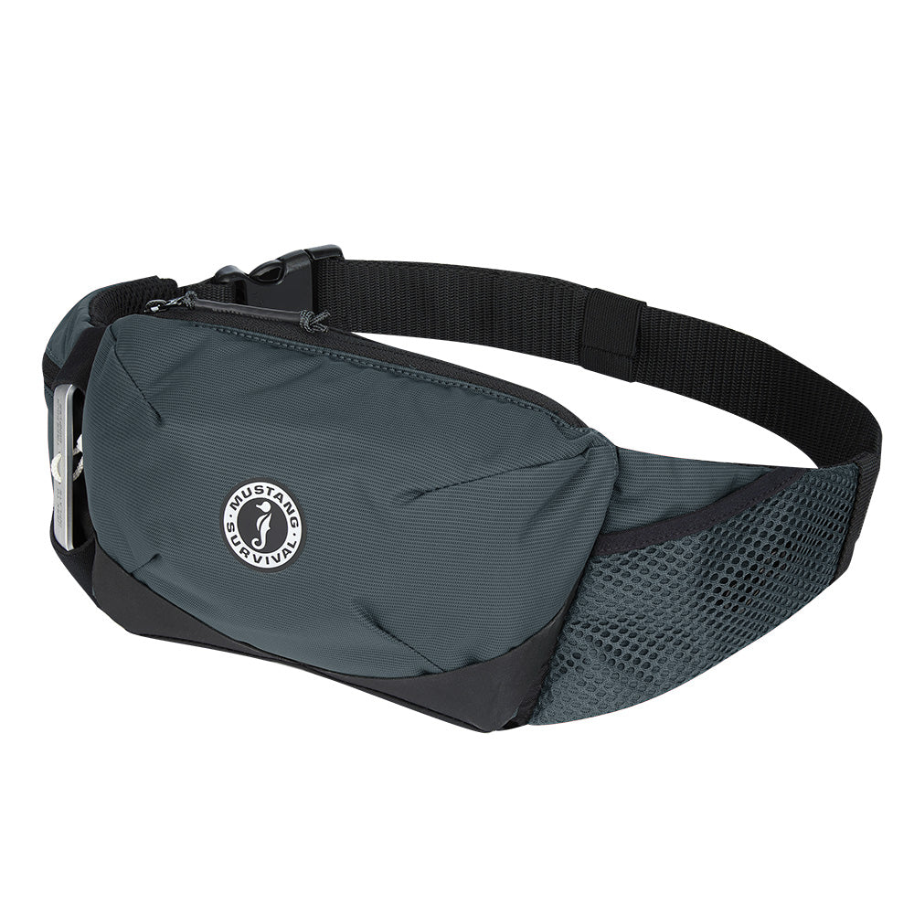 Riñonera inflable manual Mustang Essentialist - Gris almirante