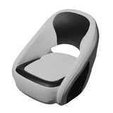 Asiento tipo bucket TACO Caladesi Smooth - Blanco/Negro