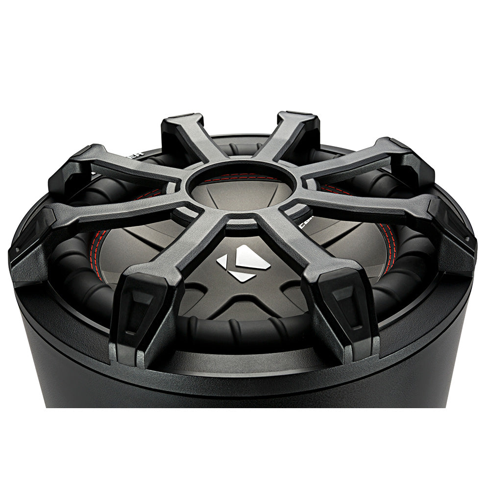 Subwoofer KICKER TB10 de 10" resistente a la intemperie con radiador pasivo - 2 ohmios