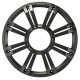 Rejilla KICKER KMG12 de 12" para subwoofers KM12 y KMF12 - Color carbón, iluminación LED