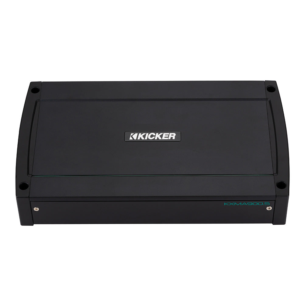 Amplificador KICKER KXMA900.5 de 4 canales, rango completo, Clase D, 4 x 125 W, con canal para subwoofer Clase D de 400 W