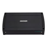 Amplificador KICKER KXMA900.5 de 4 canales, rango completo, Clase D, 4 x 125 W, con canal para subwoofer Clase D de 400 W
