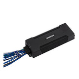 Amplificador KICKER de 4 canales de rango completo de 4 x 100W con canal de subwoofer de 600W