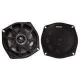 KICKER PS5250 5.25" Weather-Resistant Coaxial Speakers f/Motorcycles/ATVs - 4-Ohm, Black