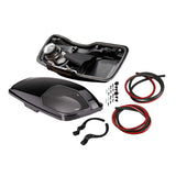 KICKER Harley Davidson Bag Lid Pair w/6x9" Speakers & Harness - For Harley Davidson 2014-Present Models