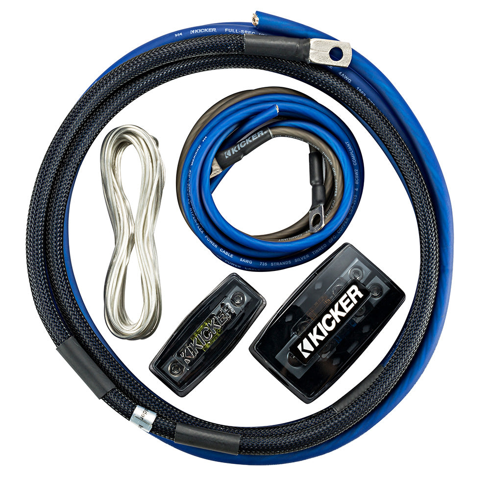 Kit de alimentación para amplificador doble KICKER PKD4 calibre 4 AWG