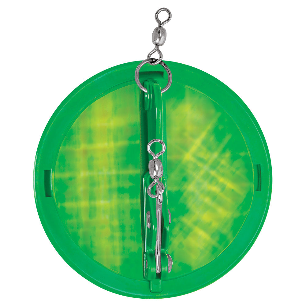 Dipsy Diver Luhr-Jensen de 3-1/4" - Color Kelly Green/Silver Bottom Moon Jelly
