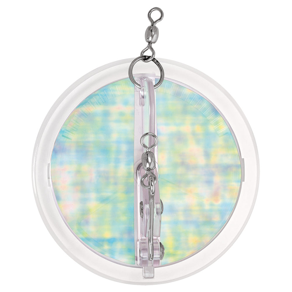 Dipsy Diver Luhr-Jensen de 4-1/8" - Transparente/Fondo transparente UV Moon Jelly