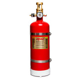 Extintor de incendios vertical automático Fireboy-Xintex con soporte de alta resistencia - 225 pies cúbicos de volumen protegido