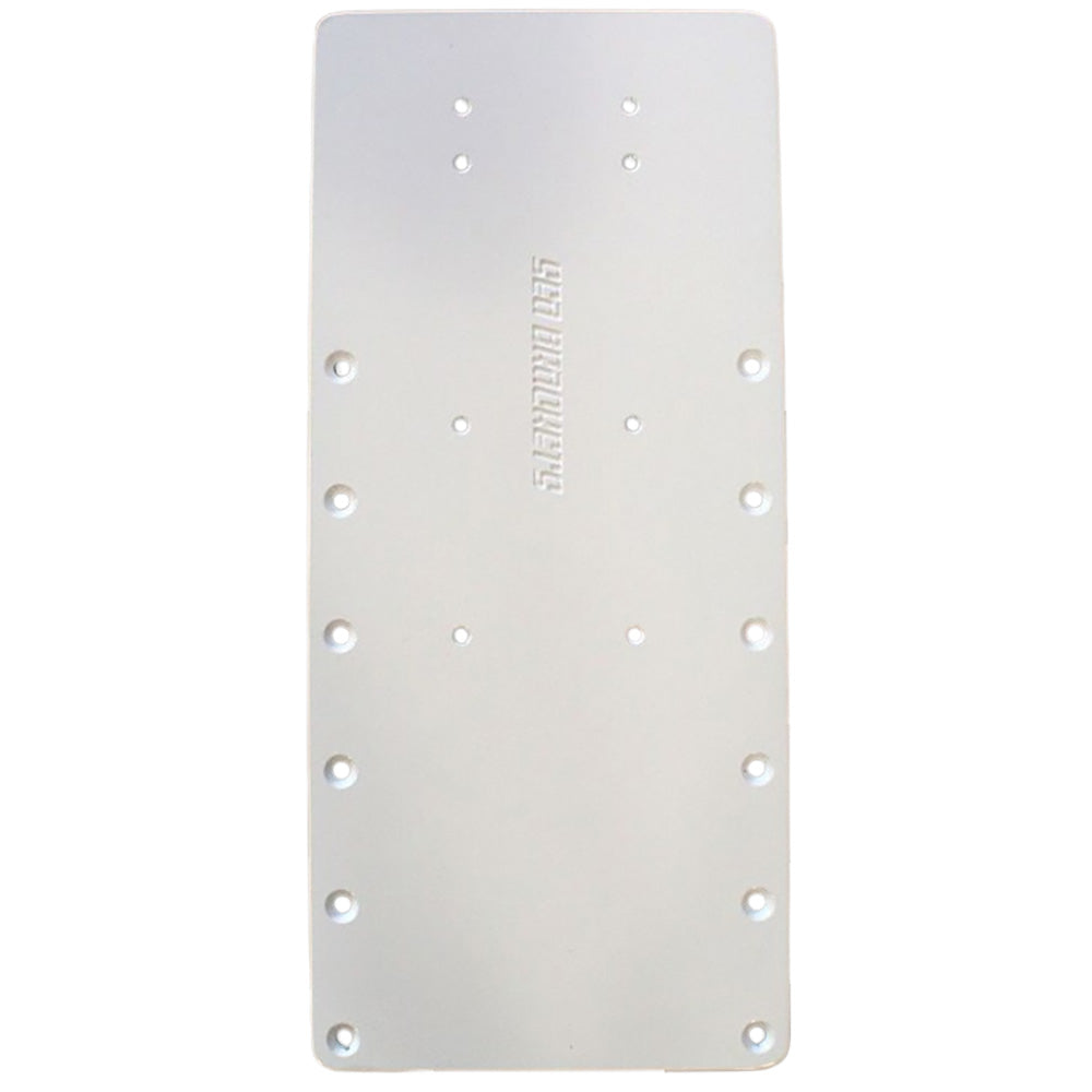 Placa recta para motor de curricán Sea Brackets de 18"