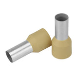 Terminal de cable Pacer Beige 2 AWG - 16mm de longitud - Paquete de 10