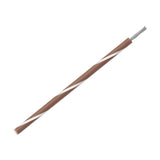 Bobina de 1000' de cable marino Pacer 16 AWG con franjas - Marrón con franja blanca