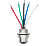 Conector hembra Actisense de montaje en panel posterior para NMEA2000, cableado, micro de 5 pines