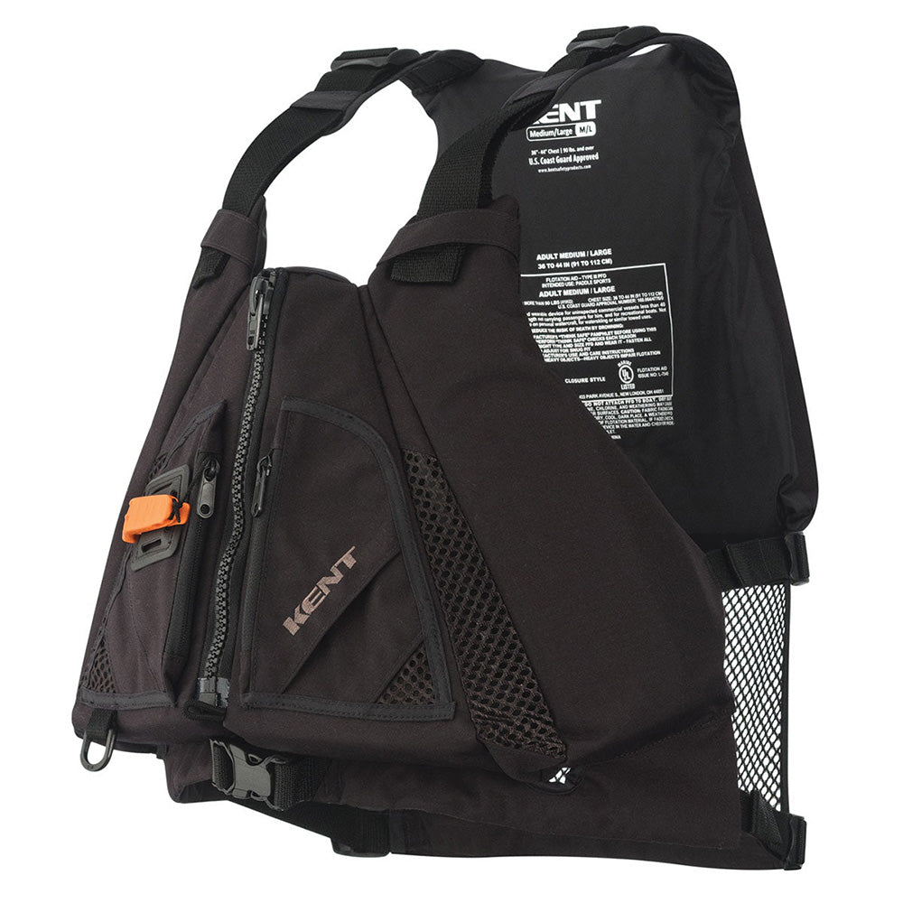 Chaleco salvavidas para fuerzas del orden Kent - XL/2XL - Negro