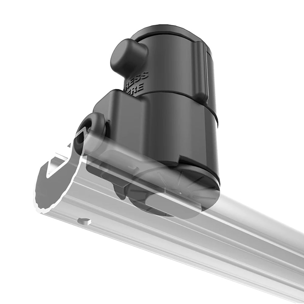 Soporte RAM® Tube Jr.™ con base de riel Universal Adapt-A-Post™ - Poste de 4"