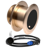 Transductor Airmar B175MW Med Ultra Wide de 1 kW, 20° Chirp pasacascos para Garmin de 8 pines