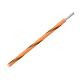 Cable marino Pacer de calibre 14 AWG a rayas, bobina de 500' - Naranja con rayas marrones