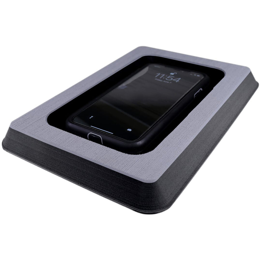 Bolsillo para teléfono móvil SeaDek de una sola celda para tablero - Gris tormenta/Negro