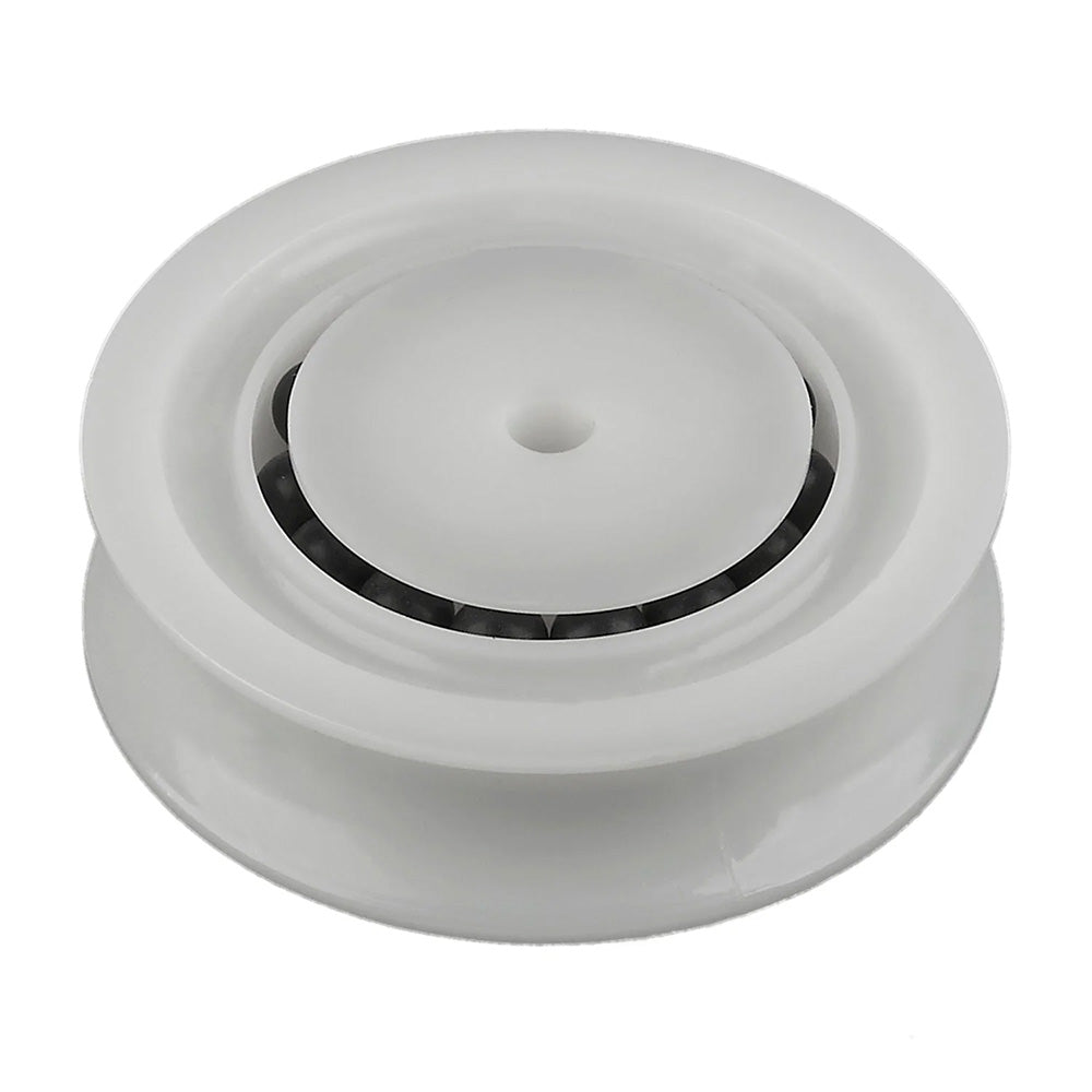 Roldana de rodamientos de bolas Delrin de 2" de Schaefer