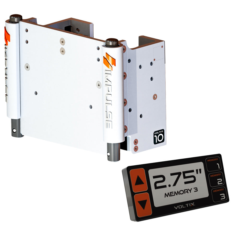 Placa de motor eléctrica IMPULSE de 10" con control inteligente - Cerakote blanco