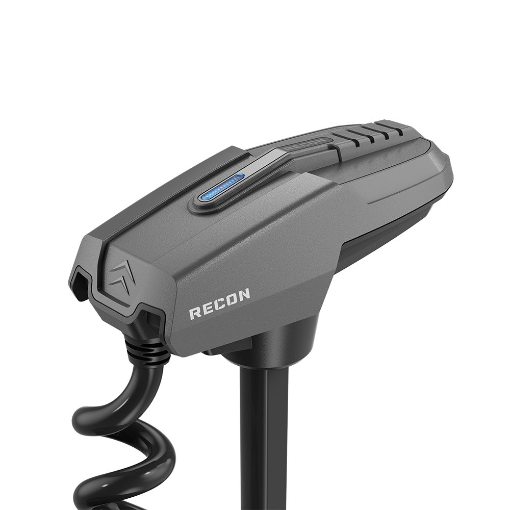 Motor de pesca por curricán Lowrance Recon™ FW de 48" - Incluye control remoto con joystick Freesteer, pedal inalámbrico y cono de nariz HDI