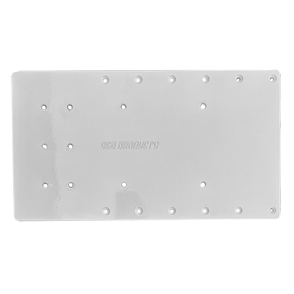 Placa recta para motor de curricán Sea Brackets de 18" para Minn Kota Quest