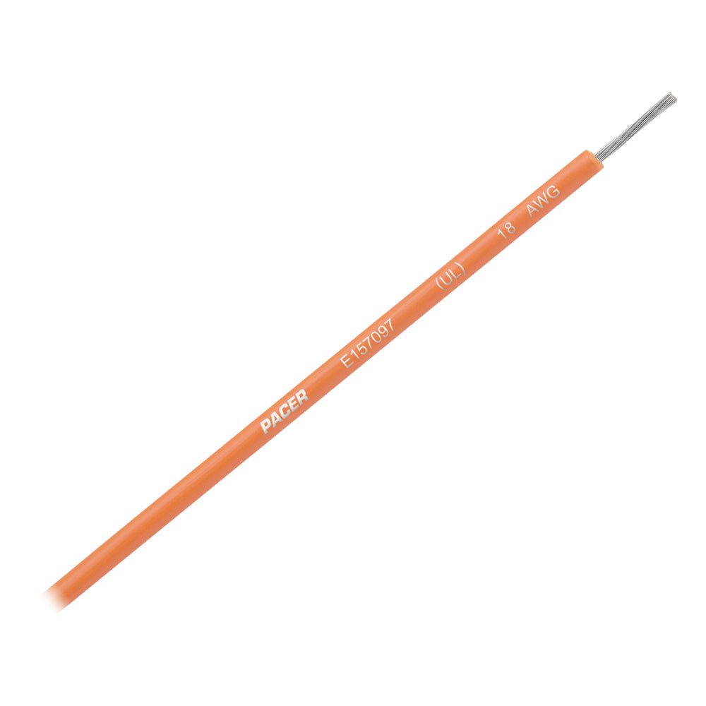 Cable marino UL Pacer naranja de 18 AWG - 35 pies