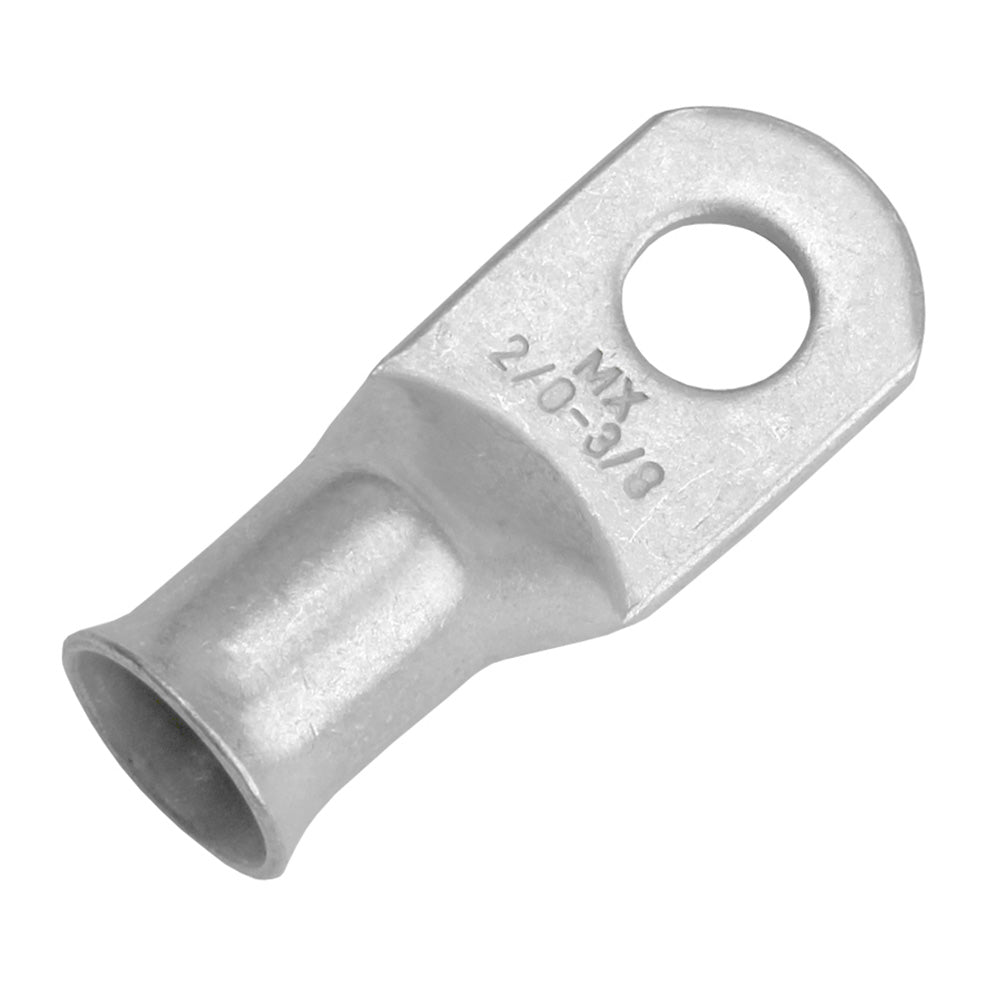 Terminal de Ojo Estañado Pacer 2/0 AWG - Tamaño de Perno 3/8" - Paquete de 10