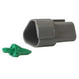 Kit de conector y seguro de cuña Pacer Deutsch DT - 3 posiciones - Paquete de 10 unidades