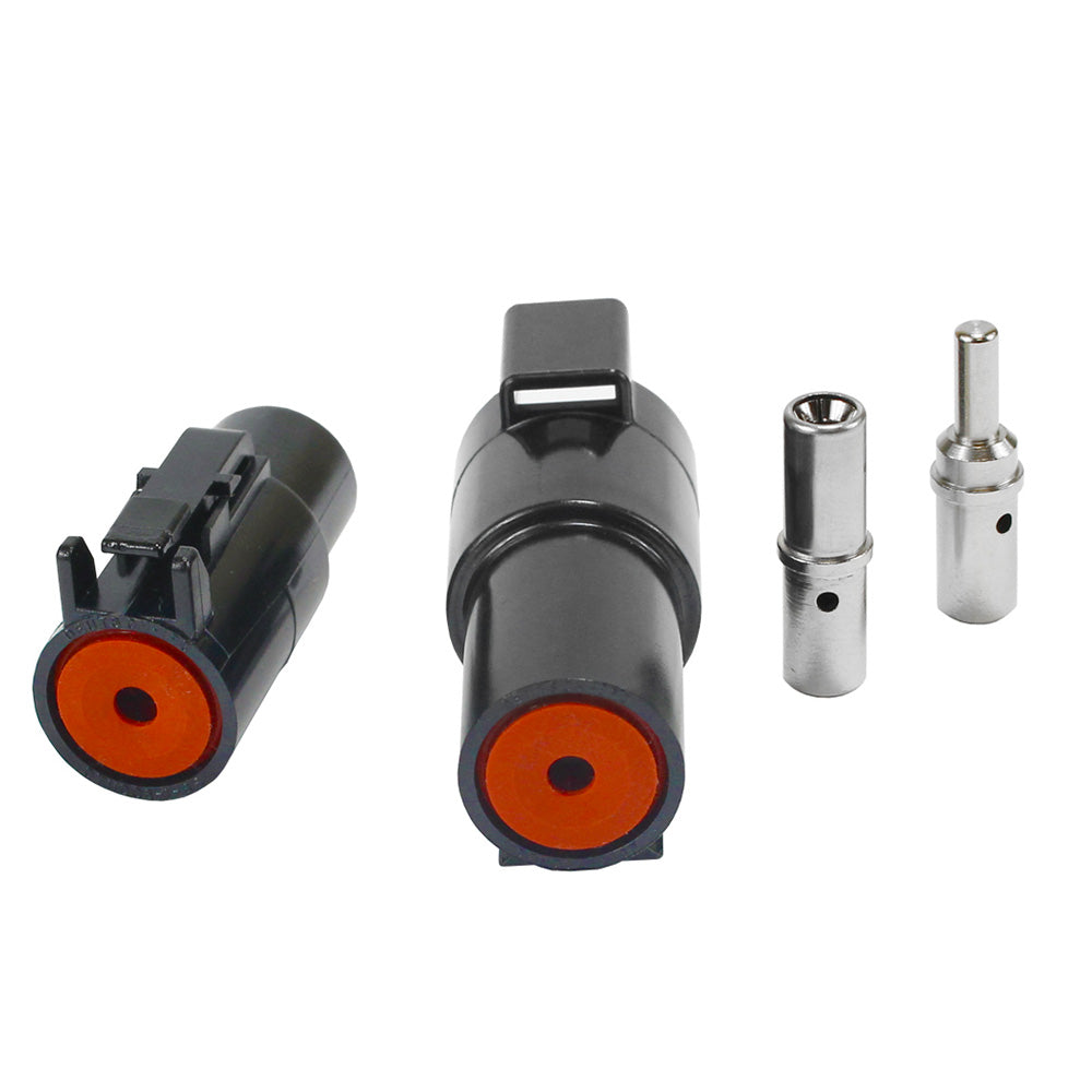 Enchufe y receptáculo de alimentación Pacer Deutsch 10-8 AWG DTHD con pin y receptáculo