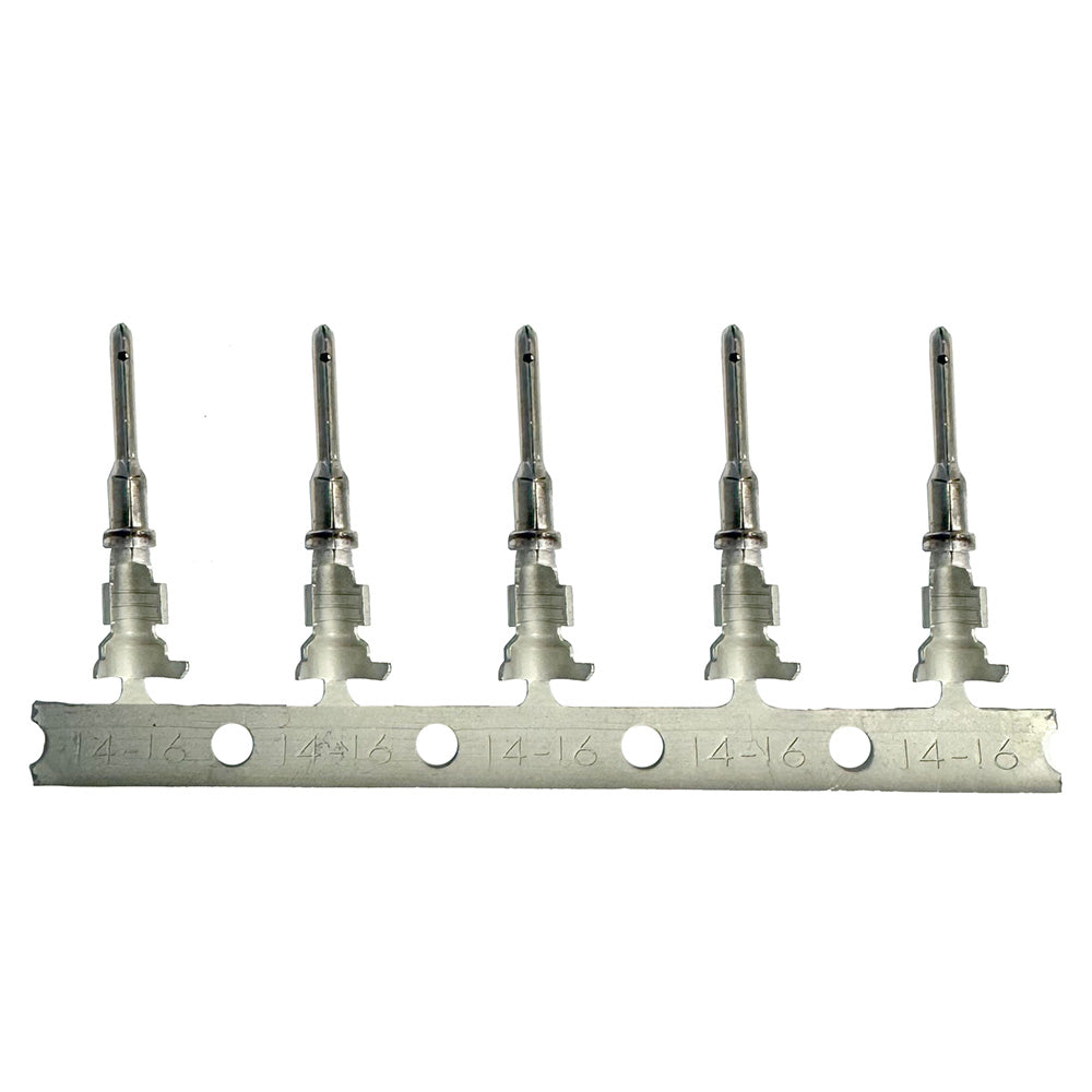 Contactos estampados y formados Pacer para cable 14-18 AWG – Estilo de cavidad de pin – Paquete de 100