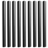 Tubos Termocontraíbles para Cables de Batería Pacer - 1/4" x 12" - Negro (10 Piezas)