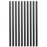 Termorretráctil para Cables de Batería Pacer - 1/8" x 12" - Negro (10 Piezas)