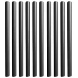 Tubos Termocontraíbles para Cables de Batería Pacer - 3/16" x 12" - Negro (10 Piezas)