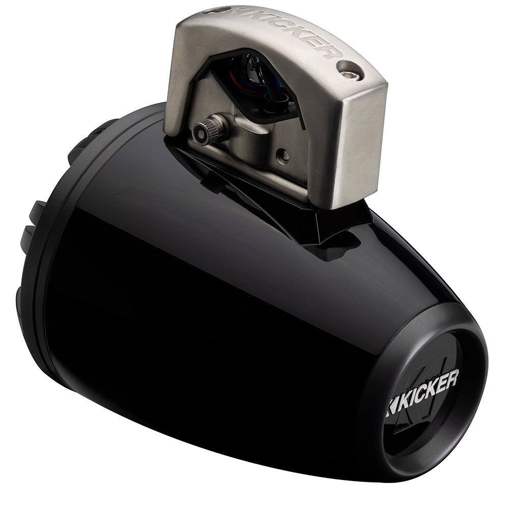 Sistema de bocinas de torre KICKER KMTCXL65 de 6.5" con controlador de compresión y luces LED - Negro