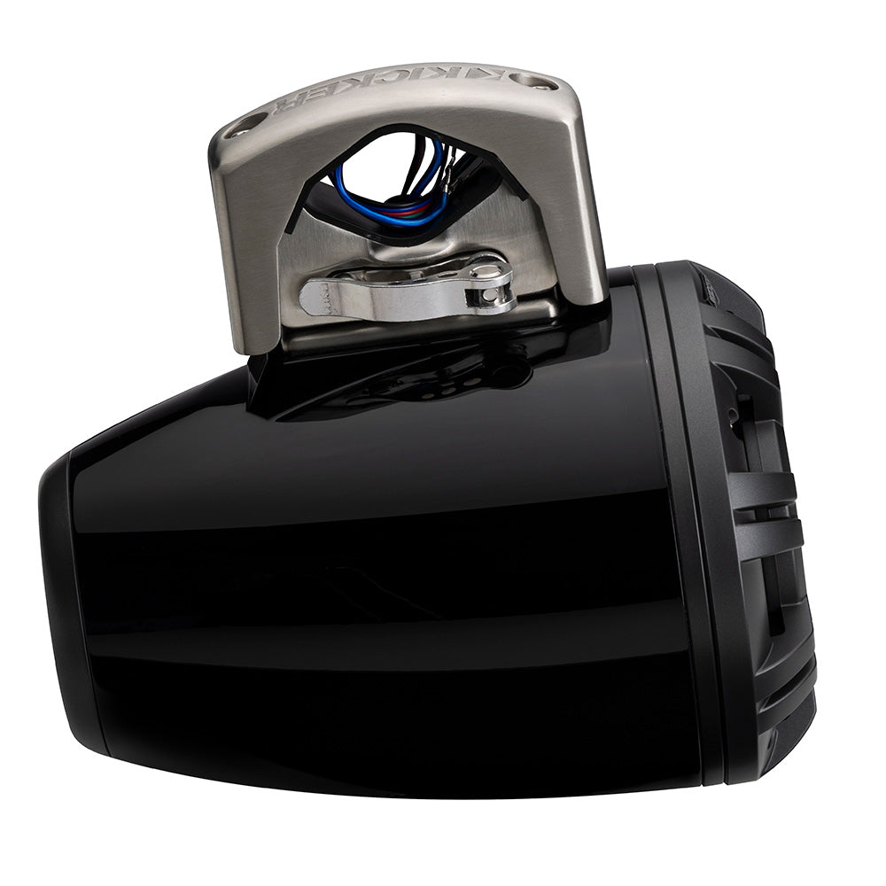Sistema de bocinas de torre KICKER KMTCXL65 de 6.5" con controlador de compresión y luces LED - Negro