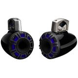 Sistema de bocinas de torre KICKER KMTCXL65 de 6.5" con controlador de compresión y luces LED - Negro
